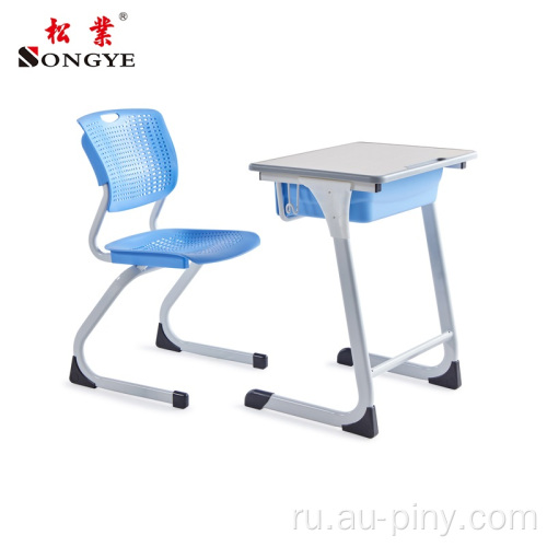 Предварительная школа Винтажная мебель Металлический стол и стул